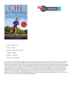 Read ChiRunning: A Revolutionary Approach to