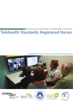 Telehealth Standards: Registered Nurses