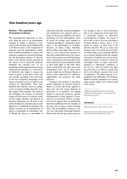 One hundred years ago - The Royal College of Psychiatrists