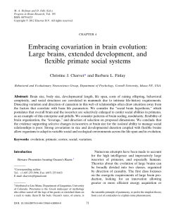 Embracing covariation in brain evolution: : Large