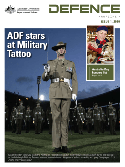 ADF stars at Military Tattoo