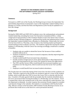 1 report of the working group to assess the september student