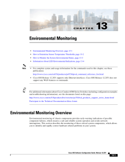 Environmental Monitoring