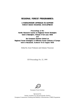 as a PDF-file - European Forest Institute
