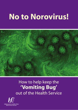 No to Norovirus! - Health Promotion.ie