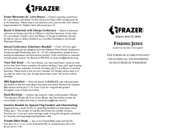 Outline - Frazer United Methodist Church