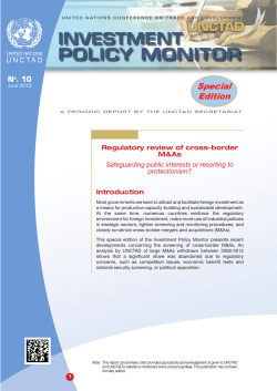 Investment Policy Monitor No. 10