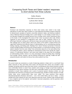 Print this article - Learning and Teaching in Higher Education: Gulf