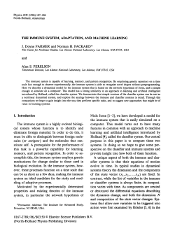 The Immune System, Adaptation, and Machine