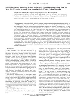 Solubilizing Carbon Nanotubes through Noncovalent