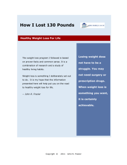 How I Lost 130 Pounds - Estate Legal Planning