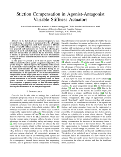 Stiction Compensation in Agonist-Antagonist Variable Stiffness