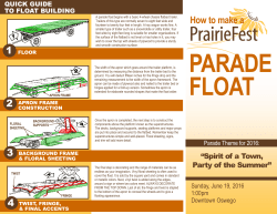 Float Brochure