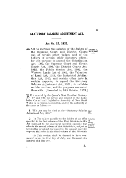 An Act to increase the salaries of the Judges of