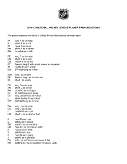 2014-15 NATIONAL HOCKEY LEAGUE PLAYER
