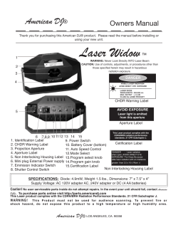 Laser Widow - Premier Lighting