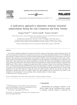 A multi-proxy approach to determine Antarctic terrestrial
