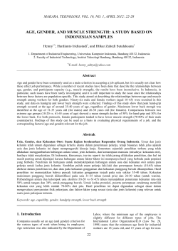 age, gender, and muscle strength: a study based on