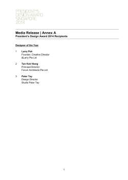 Media Release | Annex A