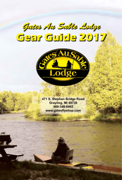 New Spring Catalog - Gates Au Sable Lodge