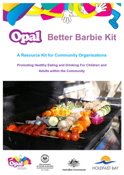 Better Barbie Kit - City of Holdfast Bay