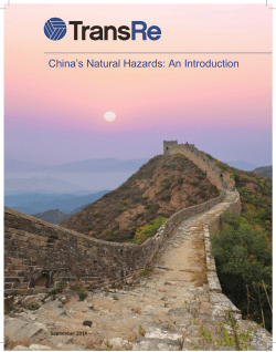 China`s Natural Hazards