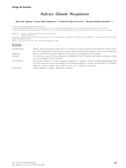 Salivary Glands Neoplasms - International Archives of