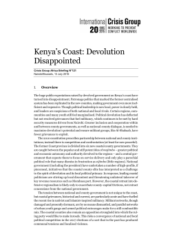 Kenyas Coast - Devolution Disappointed.docx