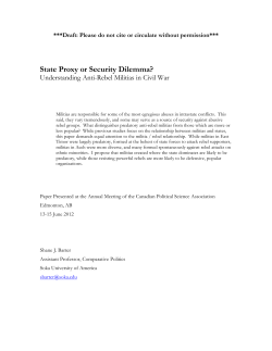 State Proxy or Security Dilemma? Understanding Anti