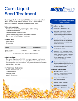 Corn: Liquid Seed Treatment