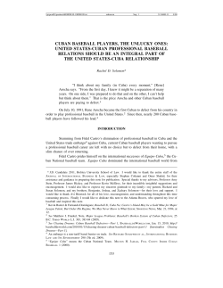 cuban baseball players, the unlucky ones: united