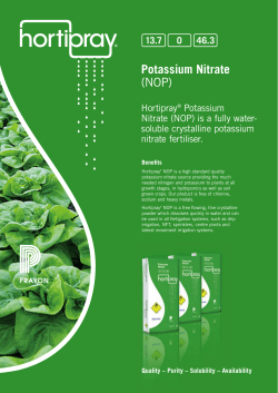 Potassium Nitrate (NOP)