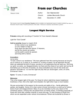 Longest Night Service Longest Night Service