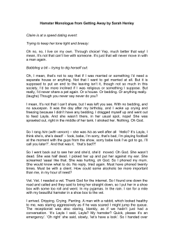 Hamster - Sarah Henley