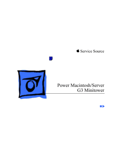 Power Macintosh/Server G3 Minitower