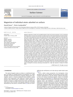 Magnetism of individual atoms adsorbed on surfaces