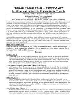 In Silence and in Speech: Responding to Tragedy