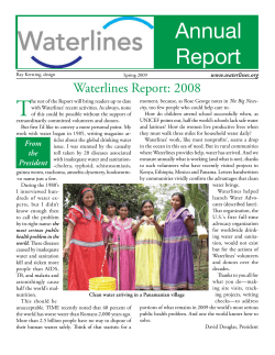 2008-2009 - Waterlines