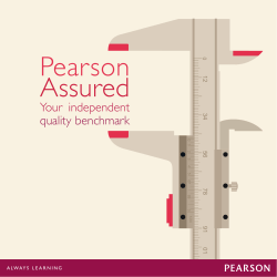 Pearson Assured Brochure