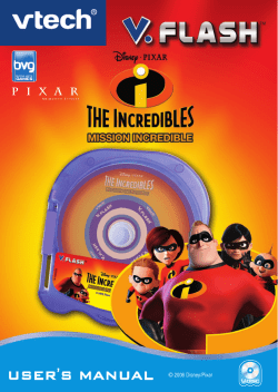 The Incredibles Mission Incredible Manual