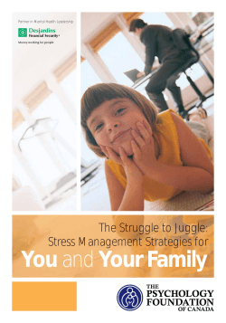 Stress Management Strategies for You and Your Family