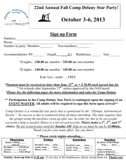 October 3-6, 2013 - Everett Astronomical Society
