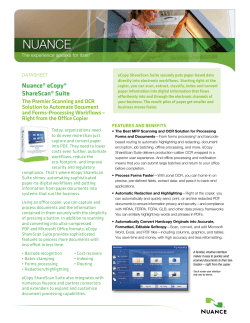 NUANCE - Canon Solutions America