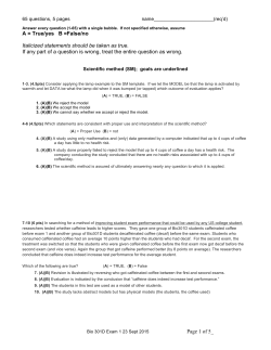 Page 1 of 5_ A = True/yes B =False/no Italicized statements should
