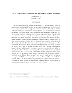 Extragalactic Astronomy and the Intensity Profiles of Galaxies