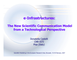 DILIGENT A Digital Library Infrastructure on Grid Enabled Technology