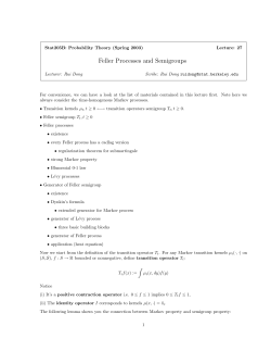 Feller Processes and Semigroups