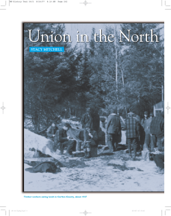 Union in the north woods : the timber strikes of 1937 / Stacy Mitchell.