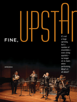 even string quartets - Chamber Music America