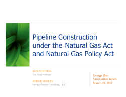 intrastate pipeline - Energy Bar Association